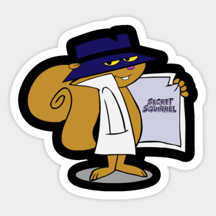 Psst... It's Secret Squirre Sticker